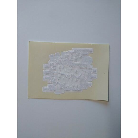 Official Trouble Maker Screamin Gleamin Glitter Iron-On Decal Donruss Vintage - Picture 2 of 4